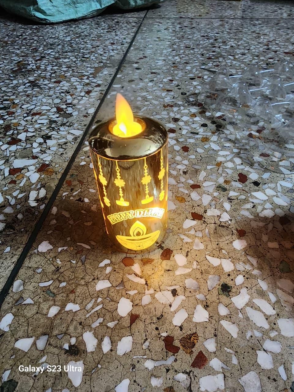 Moving Flame LED Lamp — Glow Lamp for Home Ambience