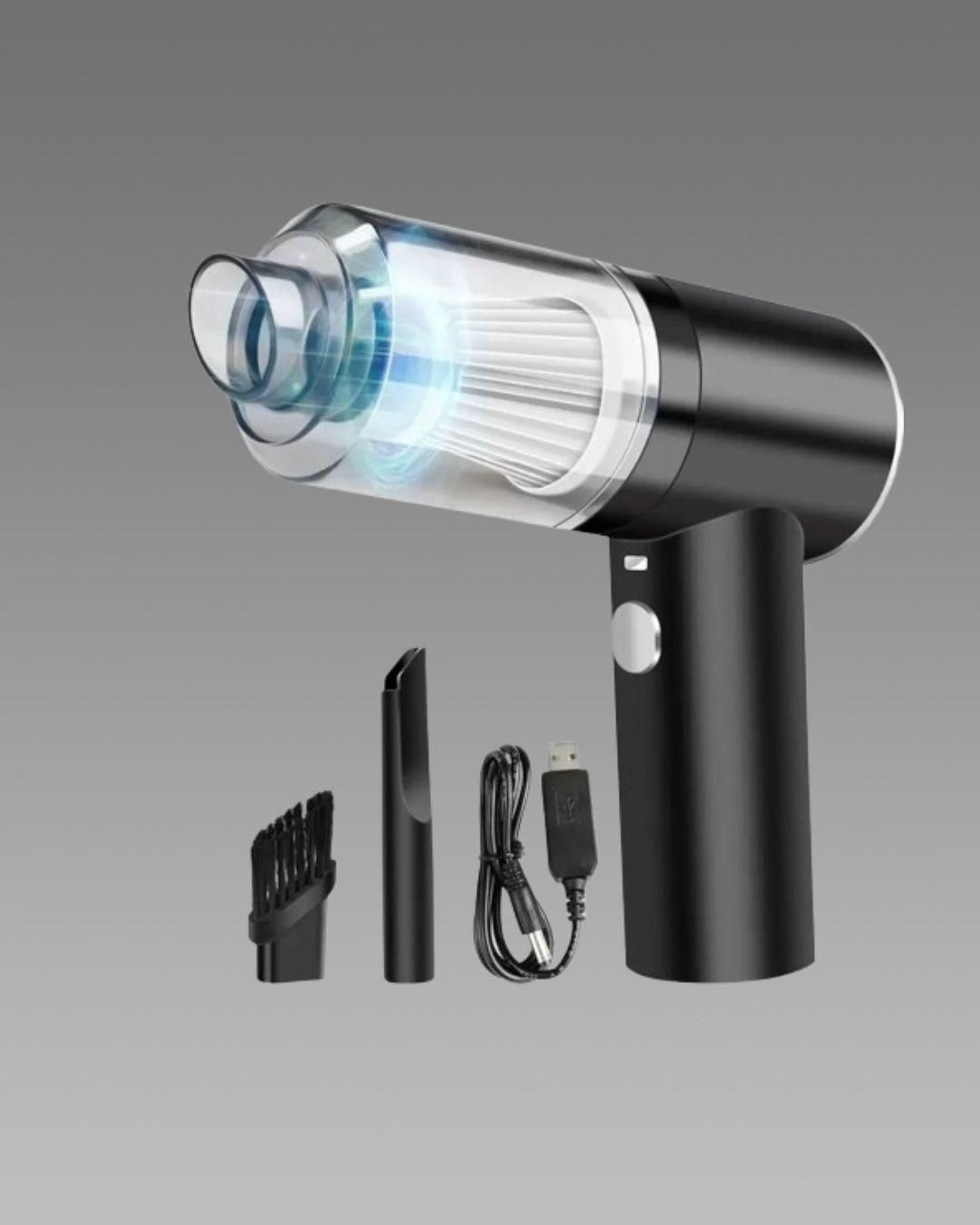 Portable Wireless Air Duster + Vacuum — For Keyboards, Car, Home