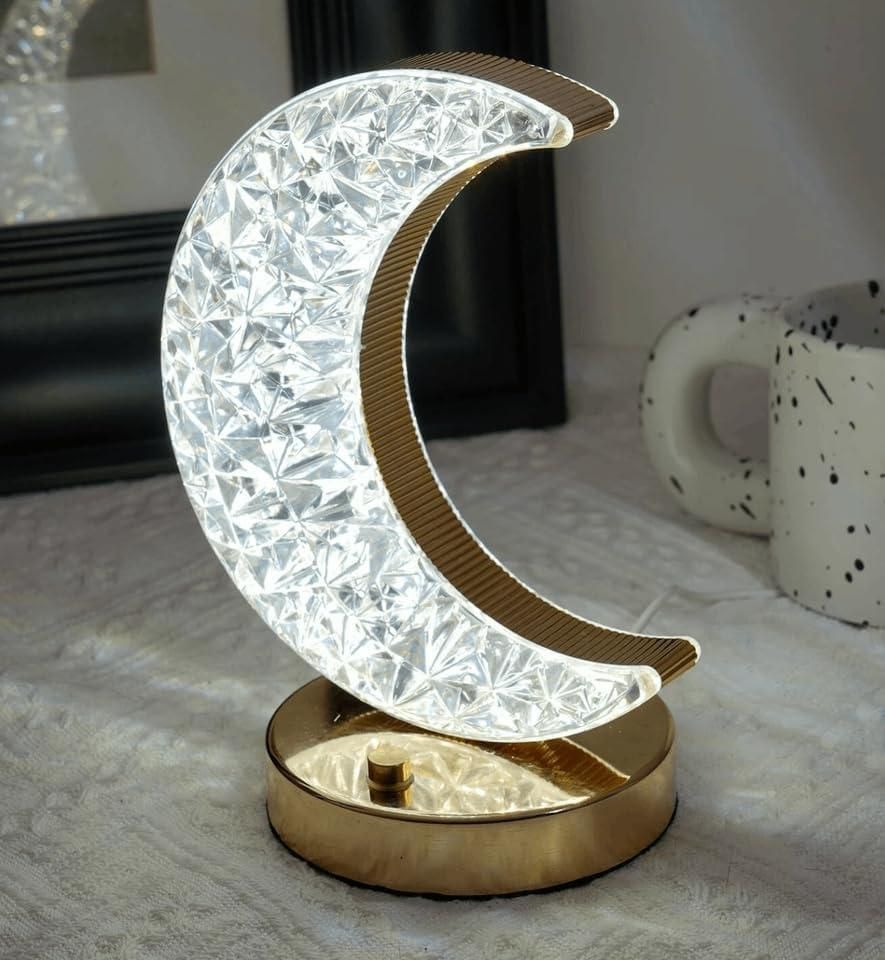 Moon Glow Table Lamp — Celestial Ambience for Your Home