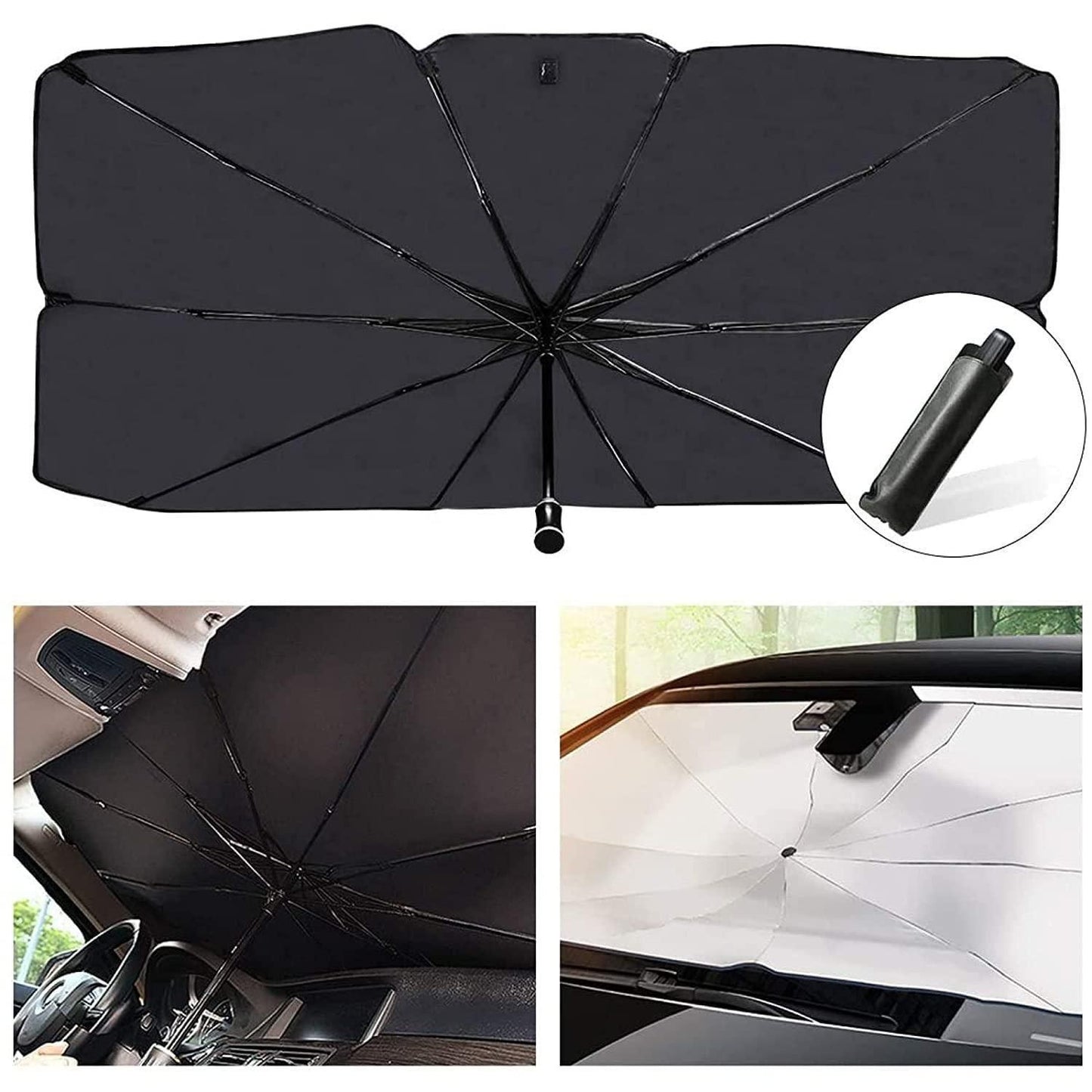 Car Windshield Sun Shade Umbrella – UV & Heat Protection
