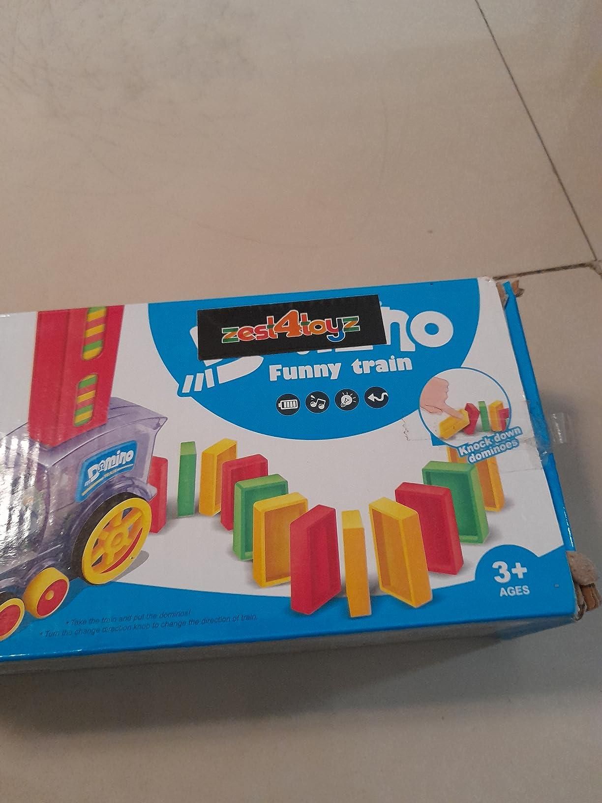 Domino Train Set Toy with Sound — BPA-Free & Fun for Kids