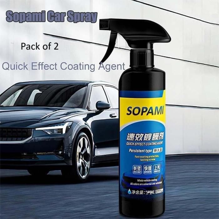 Car Coating Spray (Pack of 2) — Nano-Shield & Gloss Finish