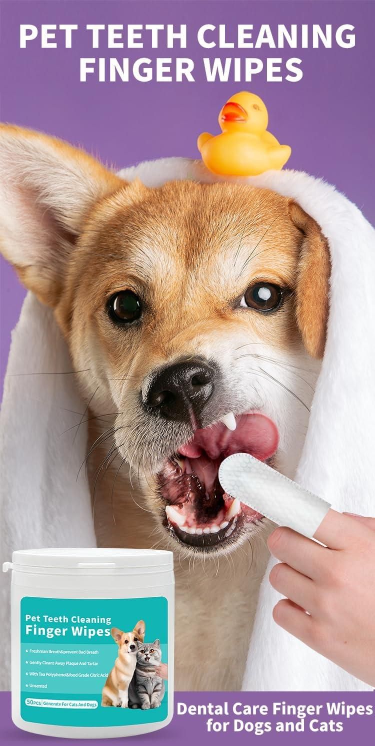 Pet Dental Wipes — Hassle-Free Oral Care for Cats & Dogs