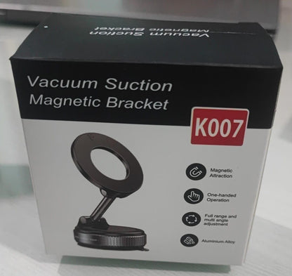 Magnetic Car Phone Holder – Strong Vacuum Suction Mount