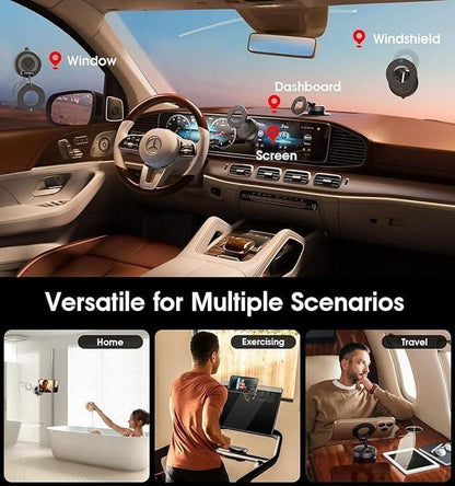 Magnetic Car Phone Holder – Strong Vacuum Suction Mount