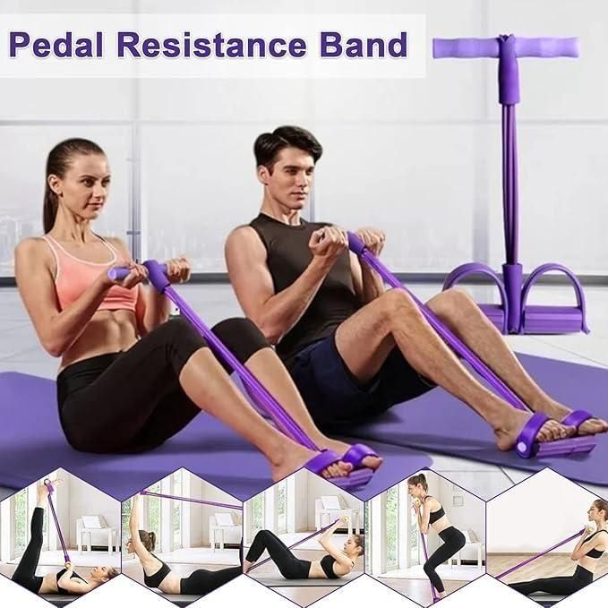 Yoga Pedal Puller Resistance Band – Full-Body Workout Rope for Arms, Legs & Core