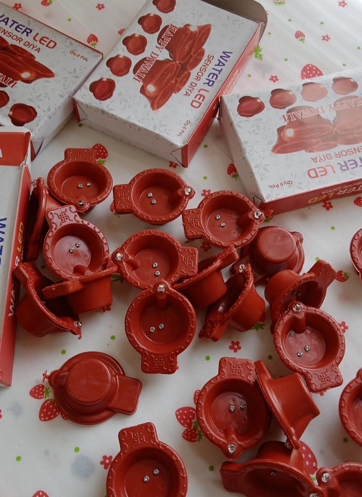 Water-Activated LED Diyas – Ambient Light for Diwali & Décor