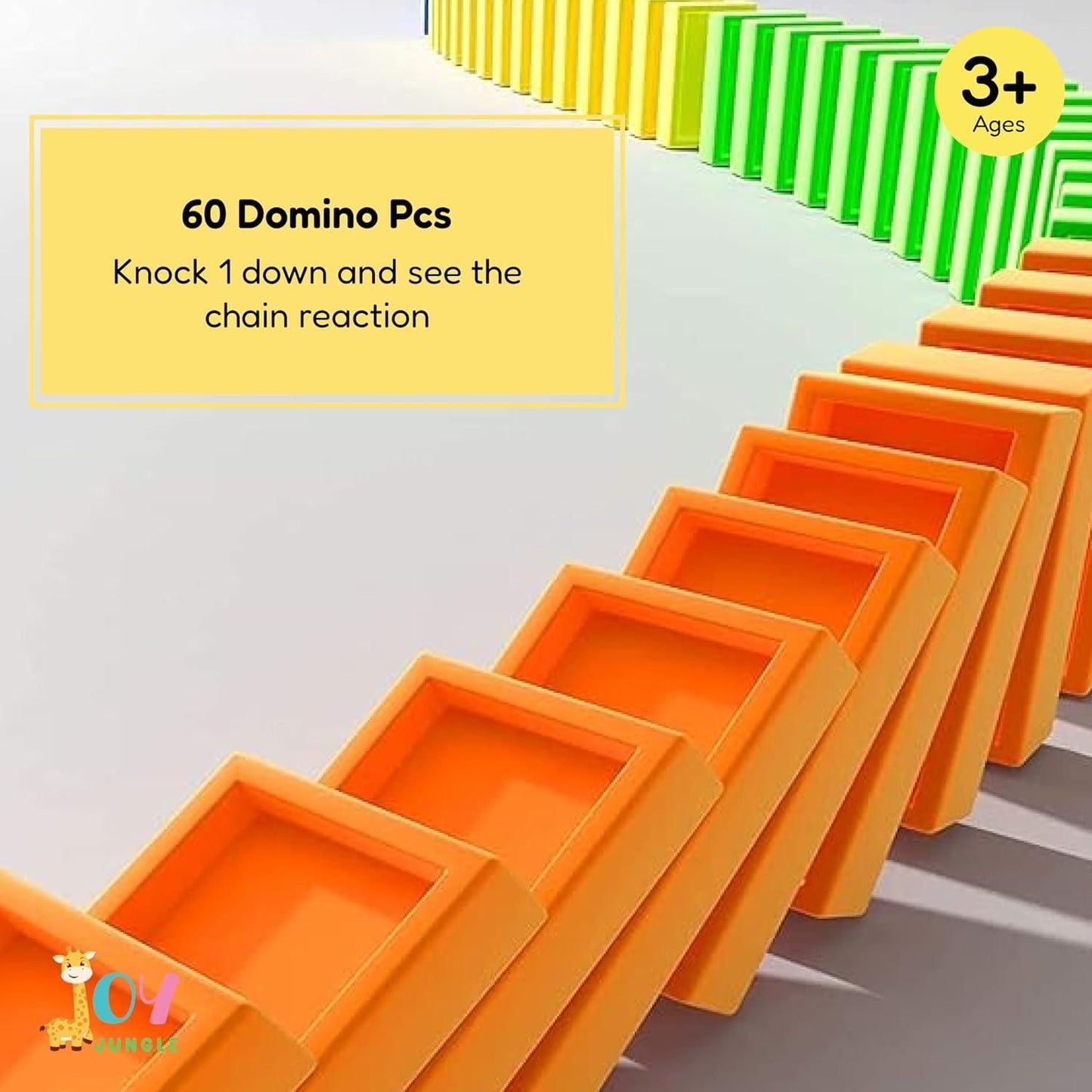 Domino Train Set Toy with Sound — BPA-Free & Fun for Kids