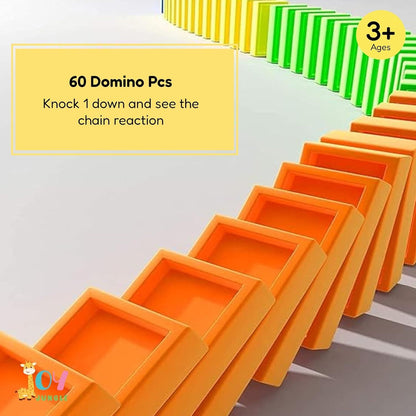 Domino Train Set Toy with Sound — BPA-Free & Fun for Kids