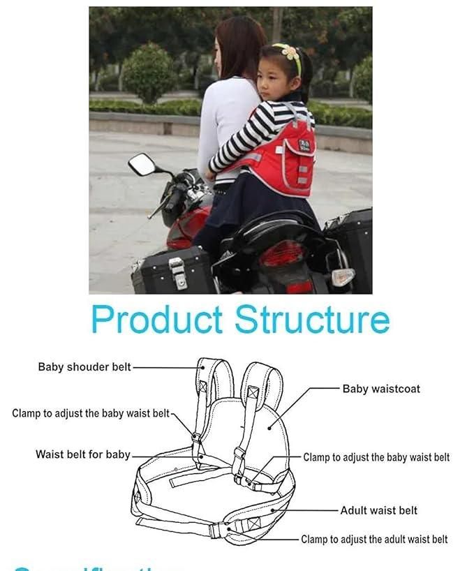 Child Safety Belt for 2 Wheeler – Secure Riding