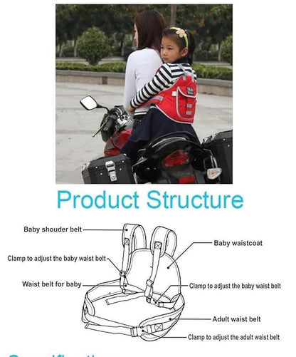Child Safety Belt for 2 Wheeler – Secure Riding