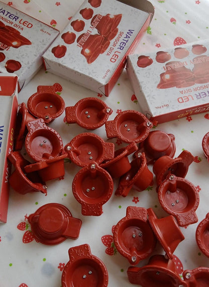 Water-Activated LED Diyas – Ambient Light for Diwali & Décor