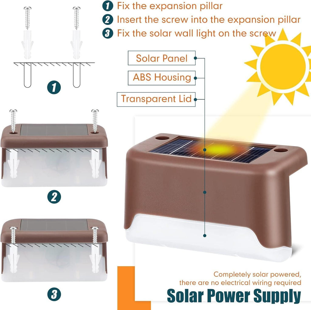Solar-Powered LED Deck Lights – Illuminate Outdoor Spaces