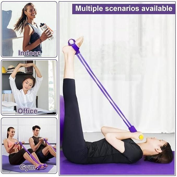 Yoga Pedal Puller Resistance Band – Full-Body Workout Rope for Arms, Legs & Core