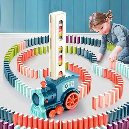 Domino Train Set Toy with Sound — BPA-Free & Fun for Kids
