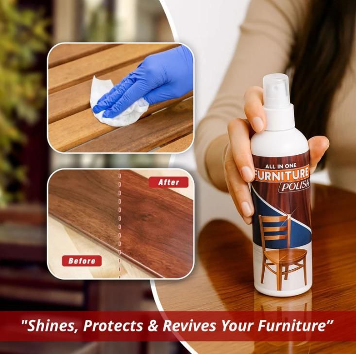 All-In-One Furniture Polish (Pack of 3) — Shine, Protect & Revive