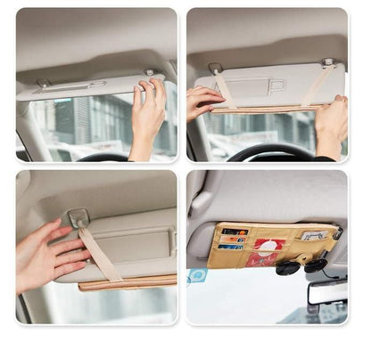 Car Sun Visor Organizer