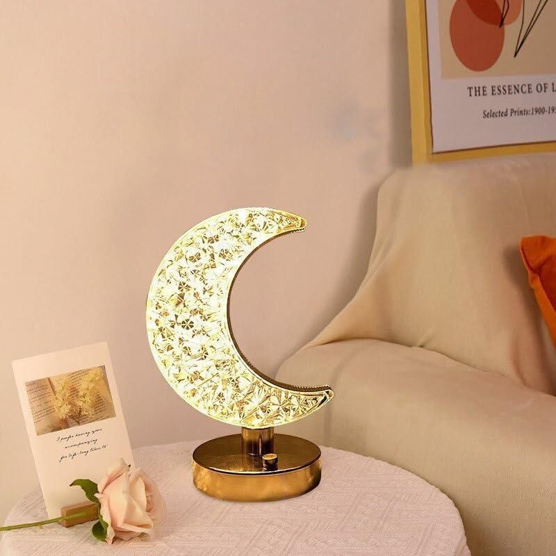 Moon Glow Table Lamp — Celestial Ambience for Your Home