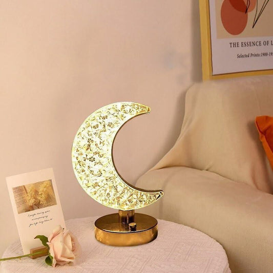 Moon Glow Table Lamp — Celestial Ambience for Your Home