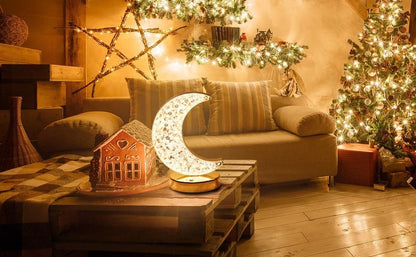 Moon Glow Table Lamp — Celestial Ambience for Your Home