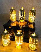 Moving Flame LED Lamp — Glow Lamp for Home Ambience
