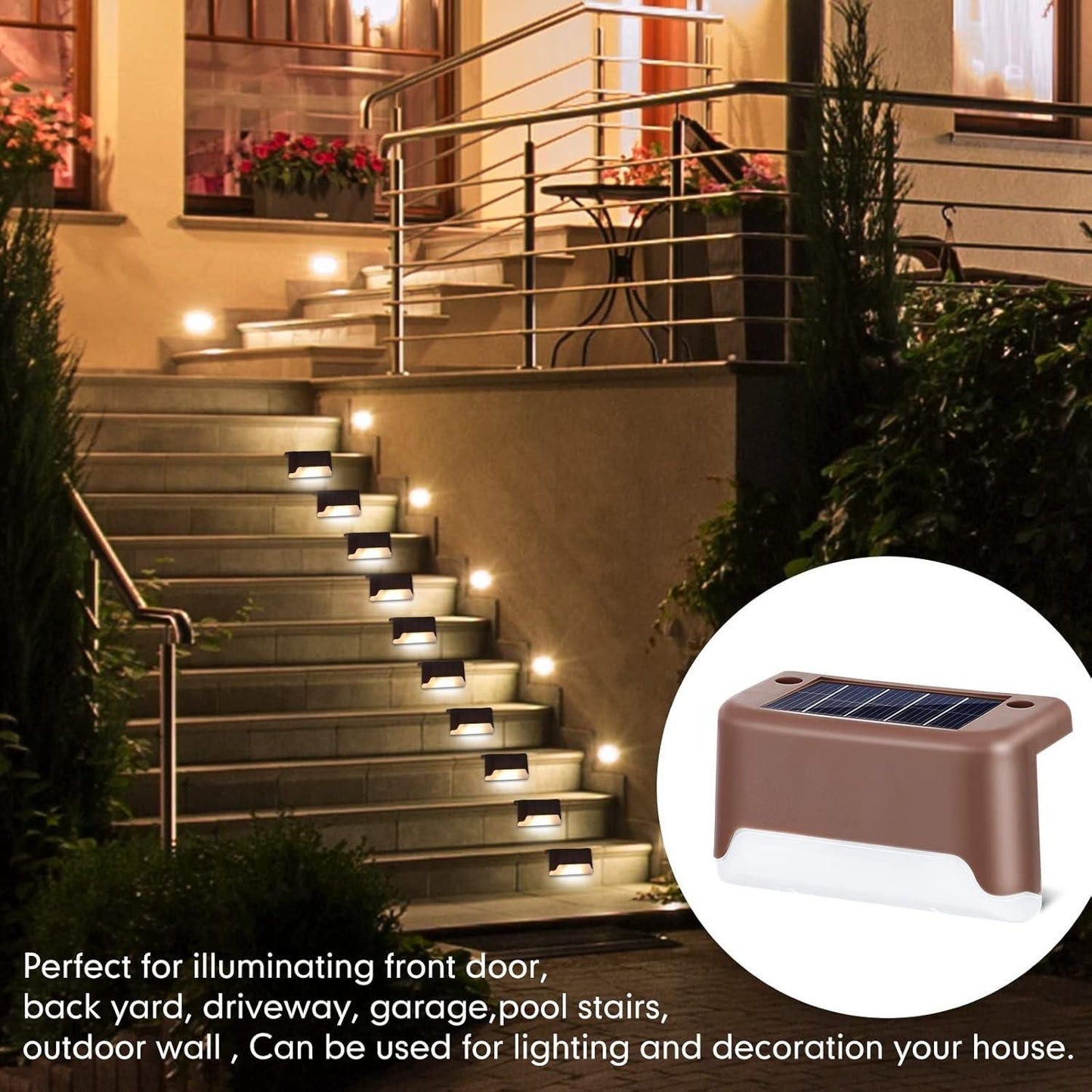 Solar-Powered LED Deck Lights – Illuminate Outdoor Spaces