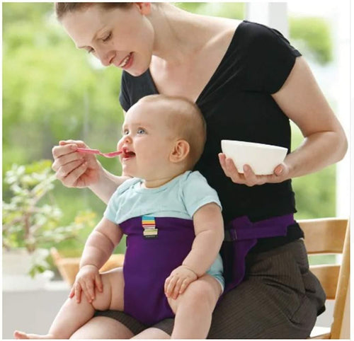 Baby Feeding High Chair Seat with Safety Strap