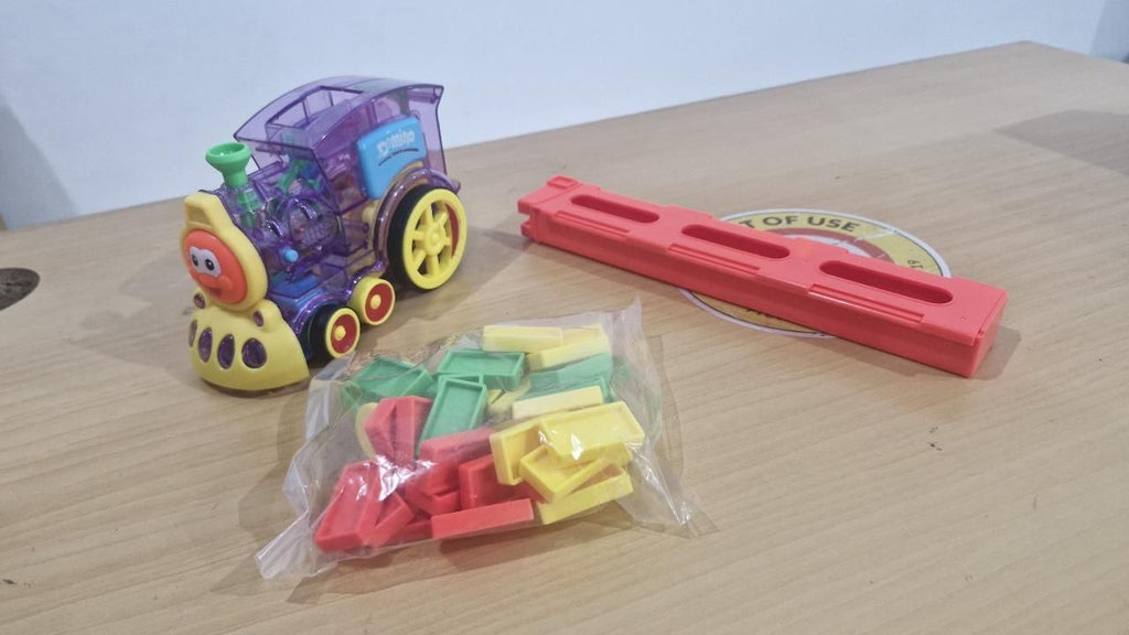 Domino Train Set Toy with Sound — BPA-Free & Fun for Kids