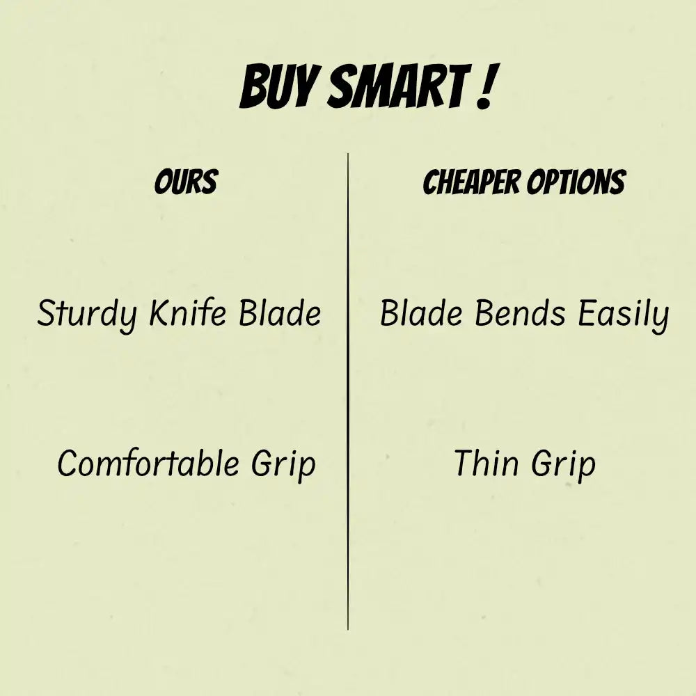 Sturdy Stainless Steel 2-in-1 Clever Cutter Knife for Everyday Kitchen Use