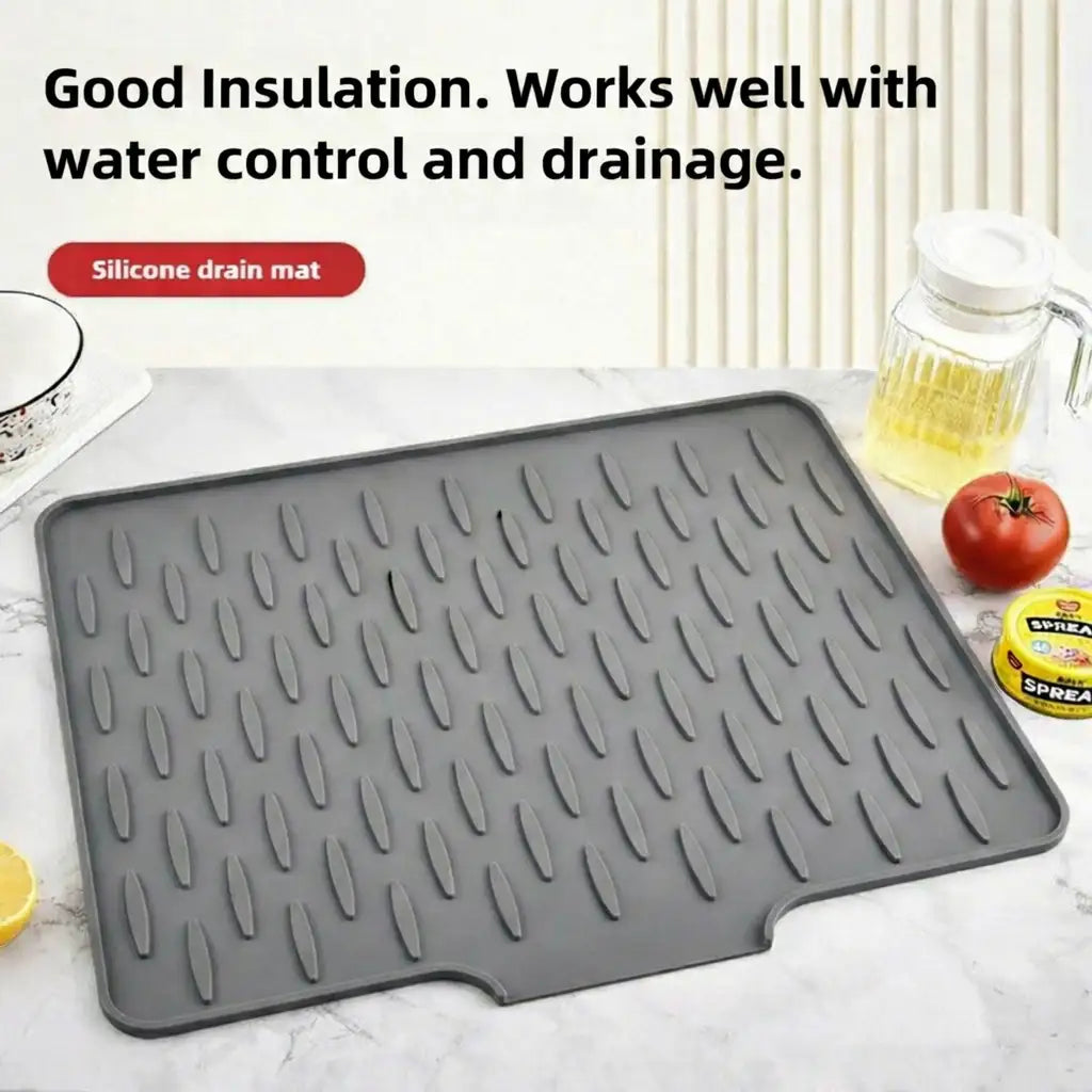 Silicone Dish Drying Mat for Kitchen