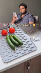 Silicone Dish Drying Mat for Kitchen